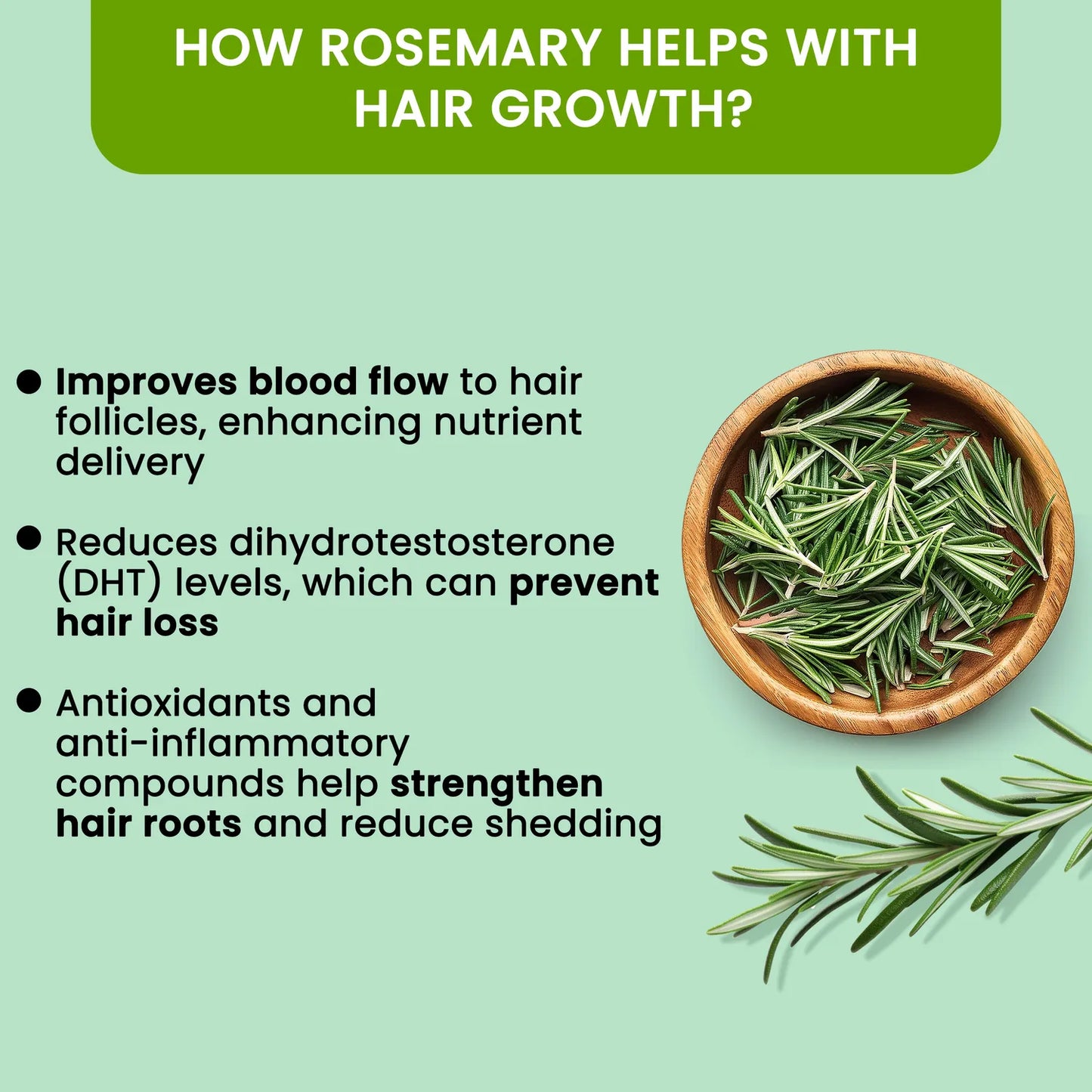 Rosemary Water, Hair Spray For Regrowth (Pack of 3)